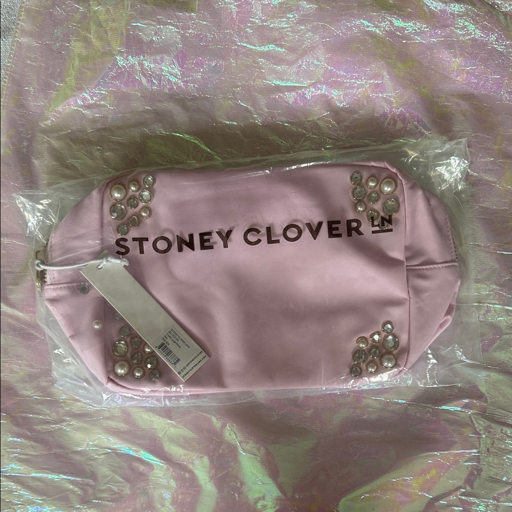 Stoney Clover Lane Light Pink Pouch